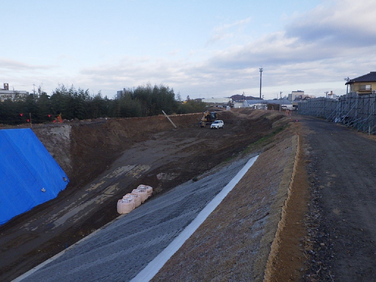 緊急防災対策河川工事