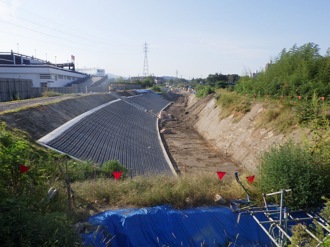 緊急防災対策河川工事