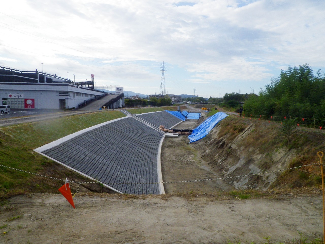 緊急防災対策河川工事